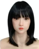 MLW doll Loli Sex Doll 126cm/4ft1 AA-cup Haruki silicone head with TPE material body+head+makeup selectable