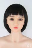 MLW doll Loli Sex Doll 126cm/4ft1 AA-cup Haruki silicone head with TPE material body+head+makeup selectable