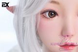 EXDOLL 145cm/4ft8 C-cup  #11 Kunyomi head with normal Face Makeup Utopia Series Full Silicone Sex Doll 3 bodies selectable