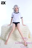 EXDOLL 145cm/4ft8 C-cup  #11 Kunyomi head with normal Face Makeup Utopia Series Full Silicone Sex Doll 3 bodies selectable