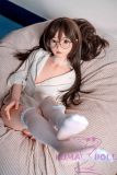 FUDOLL Sex doll Full Silicone material  #J023 Yao head  and 136cm /4ft5 A-cup body