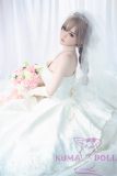 FUDOLL Sex Doll #J019 head 150cm/4ft9 B-cup High-grade silicone head + TPE material body Wedding dress
