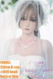 FUDOLL Sex Doll #J019 head 150cm/4ft9 B-cup High-grade silicone head + TPE material body Wedding dress