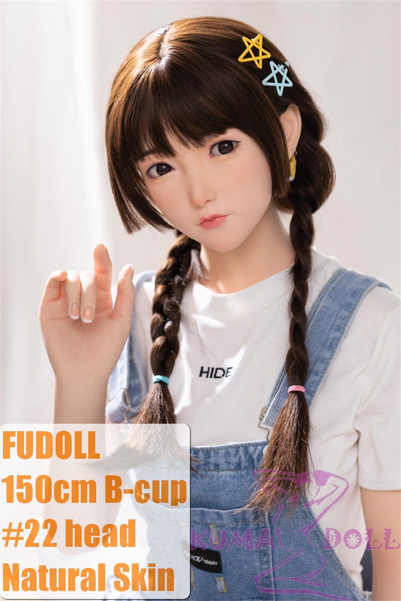 FUDOLL Sex Doll #J022 head 150cm/4ft9 B-cup High-grade silicone head + TPE material body Strappy jeans