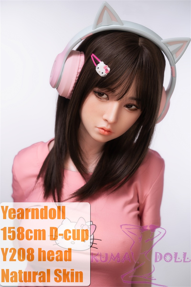 Yearndoll Y208 head 158cm D-cup 【Premium Version】latest work with mouth open/close function silicone head life-size sex doll
