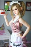 MLW doll Loli Sex Doll 148cm/4ft8 B-cup Arisa Hard Silicone material head with craftman makeup(makeup selectable)