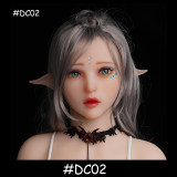 Dolls Castle 156cm E-cup Sex Doll with A1 Alien Head TPE Material Light Blue Skin