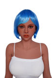 Dolls Castle 156cm E-cup Sex Doll with A1 Alien Head TPE Material Light Blue Skin