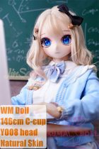 WM Doll Anime doll Head #Y008  146cm/4ft8 C-Cup plastic Material Sex Doll Vinyl head