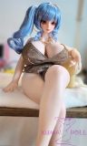Mini doll sexable 58cm/2ft big breast silicone St. Louis head  costume selectable