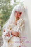 MLW M1 head  Mini Doll 60cm High-grade silicone material love doll normal breast  mini doll sexable Tanned skin