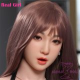 Real Girl head only D11 soft Silicone head M16 bolt Craftsman make selectable