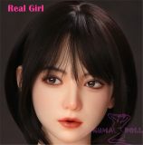 Real Girl head only D9 soft Silicone head M16 bolt Craftsman make selectable