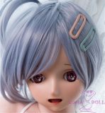 Real Girl head only Anime #1 soft Silicone head M16 bolt Craftsman make selectable