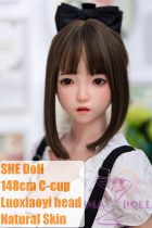 SHEDOLL Lolita type LuoXiaoyi  head 148cm/4ft9 normal breast head love doll body material customizable