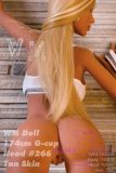 In Stock WM Doll 162cm/5ft4 E-Cup #266 head TPE Material Sex Doll Built-in Vagina