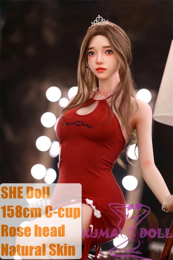 SHEDOLL Lolita type Rose head 158cm/5ft2 normal breastlove doll body material customizable