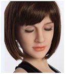 Sanhui Doll 163cm/5ft2 E-cup TPE Sex Doll with Head #26 Green dress