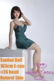 Sanhui Doll 163cm/5ft2 E-cup TPE Sex Doll with Head #26 Green dress|kumadoll