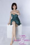 Sanhui Doll 163cm/5ft2 E-cup TPE Sex Doll with Head #26 Green dress
