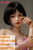 Real Girl Doll 158cm/5ft2 F-Cup D3 head Silicone Sex Doll|kumadoll