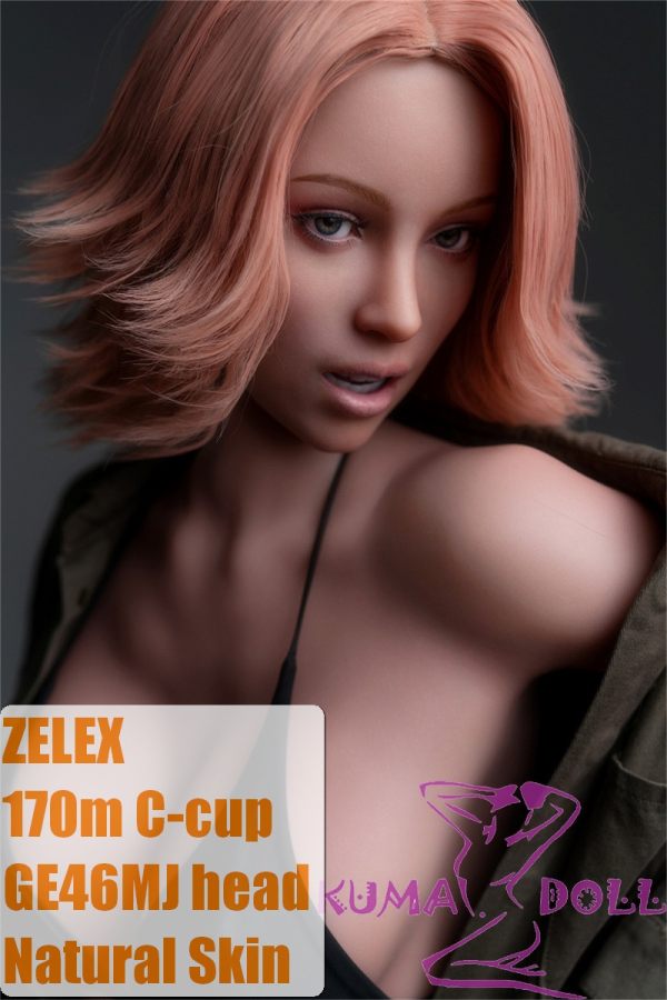 ZELEX Full silicone sex doll 170cm C-cup #GE46MJ head with movable jaw