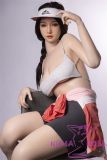 Real Girl Doll 163cm/5ft3 F-Cup Silicone Sex Doll D13 Soft Silicone head with oral function and mouth open/close function