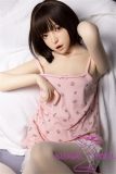 Real Girl Doll 148cm/4ft9 A-Cup Silicone Sex Doll D3 Soft Silicone head with oral function and mouth open/close function
