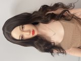 FANREAL 170 cm/5ft6 G-Cup Full Size Lifelike Silicone Sex Doll with Della Head Grey Bathrobe
