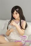 AXB Doll TPE Material Love Doll 140cm/4ft6 C-cup with Head TD45 with realistic body makeup flower