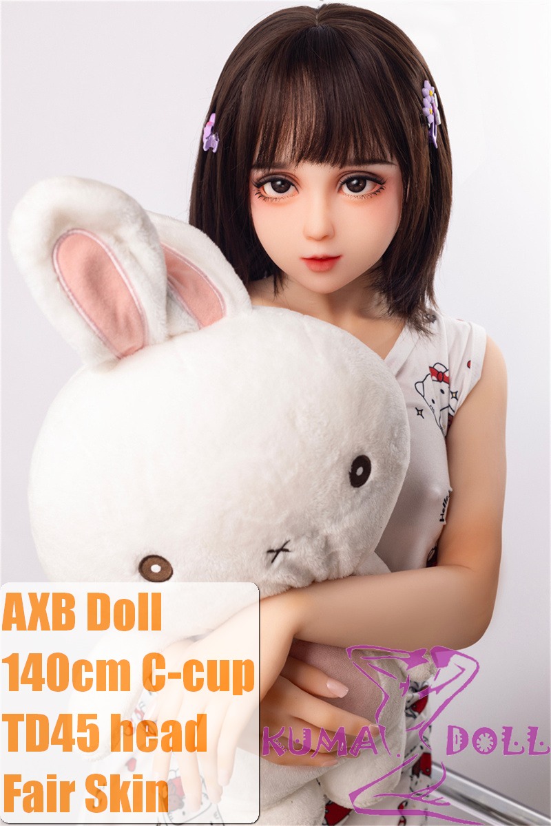AXB Doll TPE Material Love Doll 140cm/4ft6 C-cup with Head TD45 with realistic body makeup rabbit