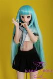 Mini Doll 60cm S2 head normal breast silicone body latest work spherical joint doll lightweight convenient storage easy to use usually for appreciation