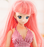 Mini Doll 60cm S2 head normal breast silicone body latest work spherical joint doll lightweight convenient storage easy to use usually for appreciation