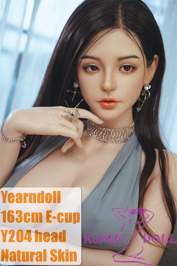 Yearndoll Y204 head 163cm E-cup 【Premium Version】latest work with mouth open/close function silicone head life-size sex doll