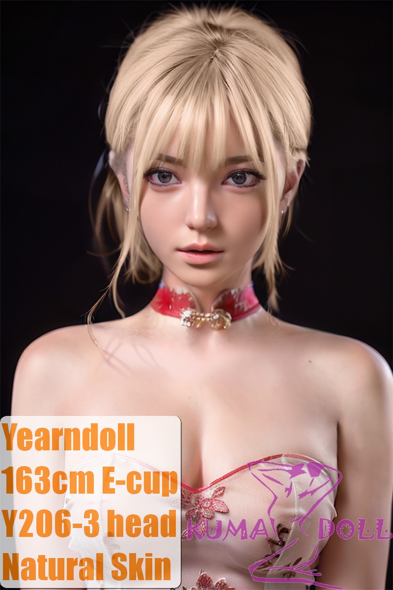 Yearndoll Y206-3 head 163cm E-cup【Premium Version】 latest work with mouth open/close function silicone head life-size sex doll