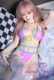MLW doll Loli Sex Doll 148cm/4ft8 B-cup #22 Mia Soft Silicone material head with movable jaw and realistic oral structure