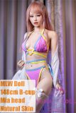 MLW doll Loli Sex Doll 148cm/4ft8 B-cup Mia head|kumadoll