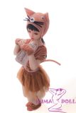 Full Silicone AIO Sanhui Doll 125cm E-cup #11 head with seamless cute kitty costume