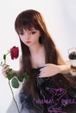 Full Silicone AIO Sanhui Doll 125cm E-cup #11 head with seamess black dress