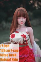 JY Doll Silicone Material Love Doll 163cm/5ft4 F-Cup Mitao head with body makeup