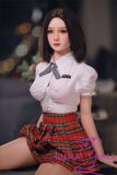 JY Sex Doll 165cm/5ft4 C-cup Full Silicone Material doll Head Yiran School Uniform