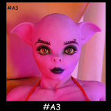 Dolls Castle 156cm C-cup Sex Doll with Z1 Zombie Head TPE Material