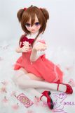 MLW doll Loli Sex Doll 126cm/4ft1 AA-cup W3 Hard Silicone material head with TPE body