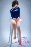 Real Lady Full Silicone Sex Doll 170cm/5ft6 C-cup Natural Skin S36 head