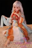 Real Girl 100cm #10 head C-cup cute mini sex doll full silicone