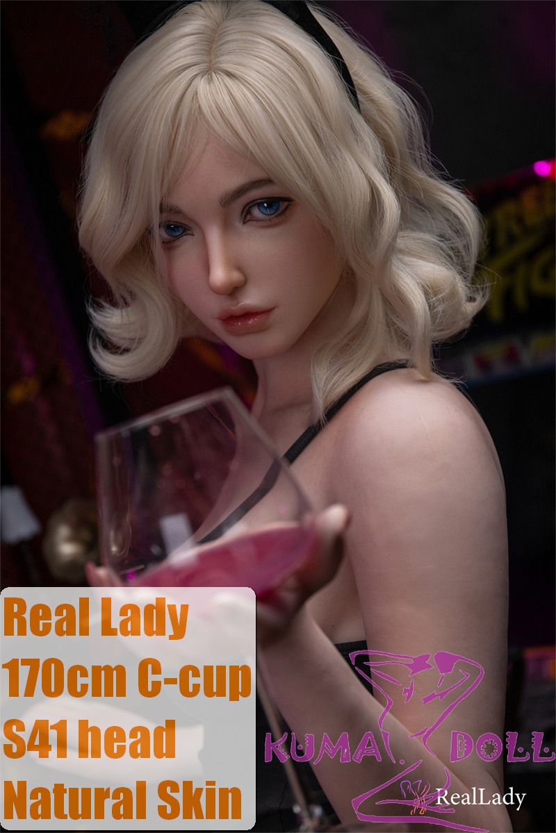 Real Lady Full Silicone Sex Doll 170cm/5ft6 C-cup Natural Skin S41 head