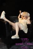 Real Girl 100cm sheep horn girl super realistic figure full silicone