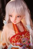 Real Girl 100cm #10 head C-cup cute mini sex doll full silicone