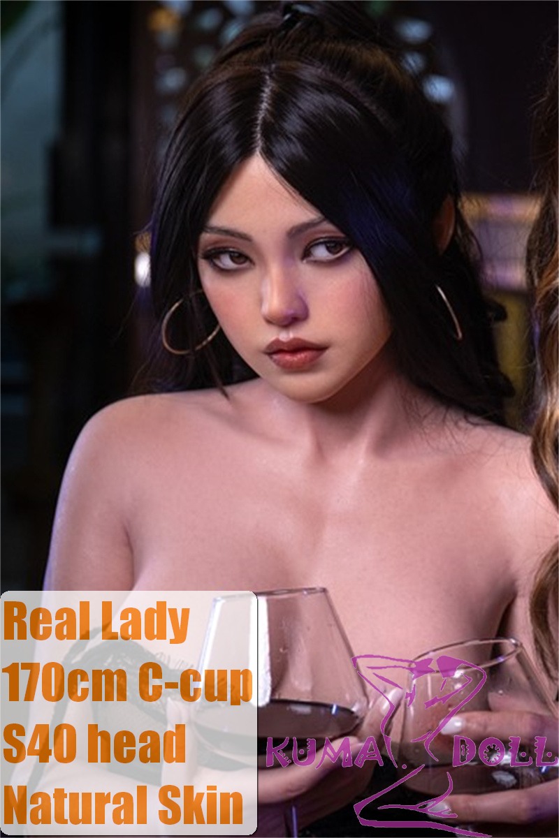 Real Lady Full Silicone Sex Doll 170cm/5ft6 C-cup Natural Skin S40 head