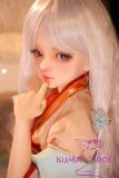 Real Girl 100cm #10 head C-cup cute mini sex doll full silicone